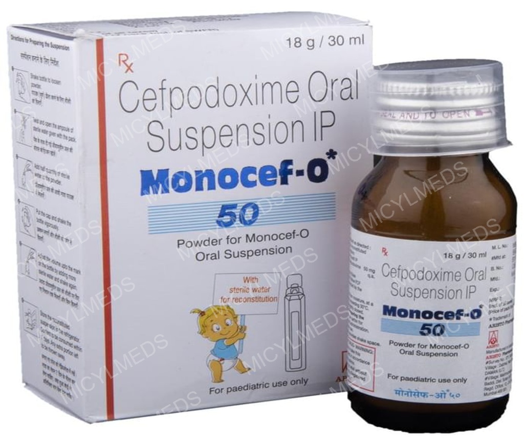 Monocef-O 50 Oral Suspension