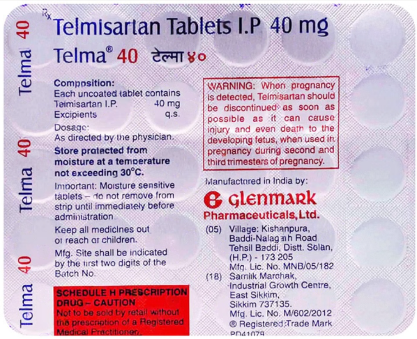 Telma 40 Tablet