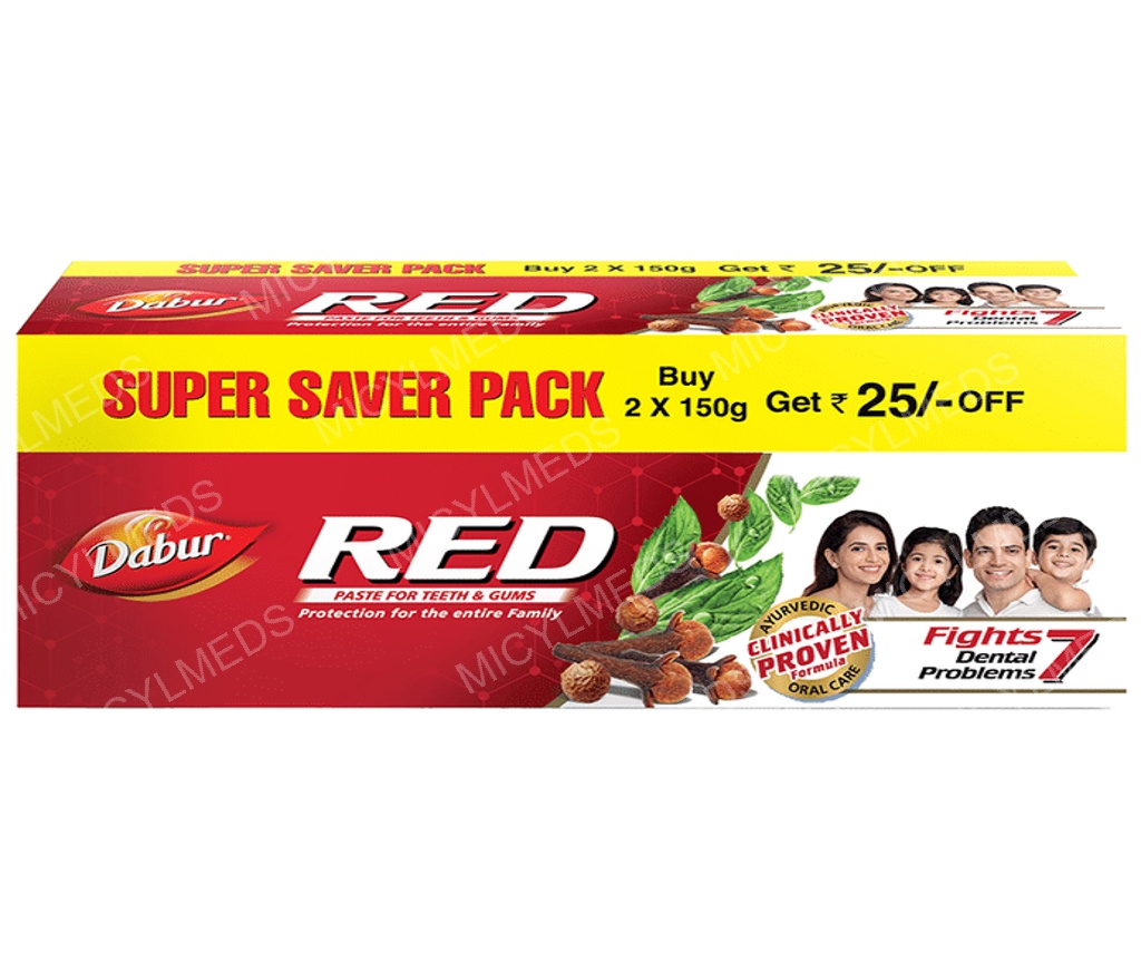 Dabur Dabur Red Toothpaste (150gm Each) Super Saver Pack