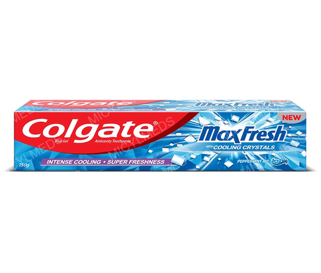Colgate Maxfresh Peppermint Ice Blue Gel Toothpaste