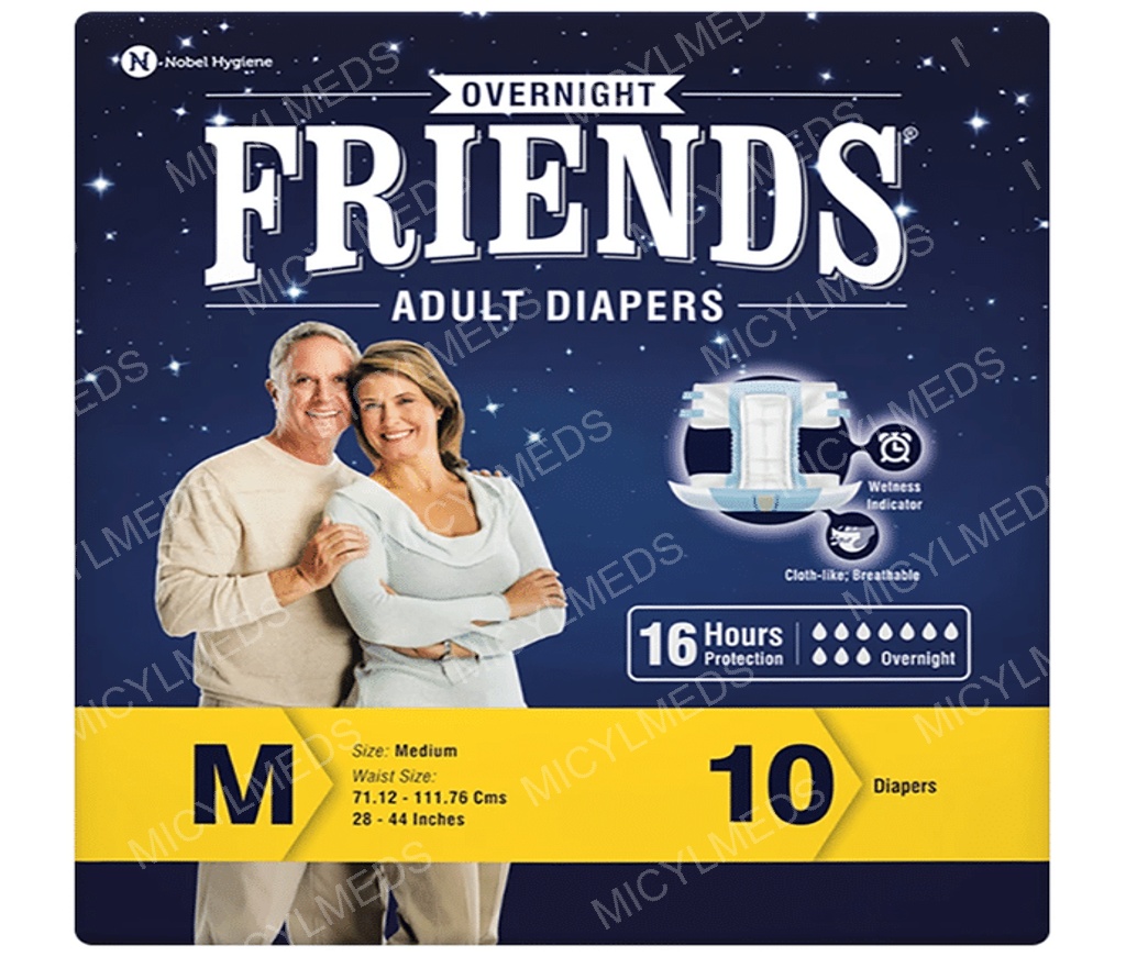 Friends Overnight Adult Diaper Tape Medium