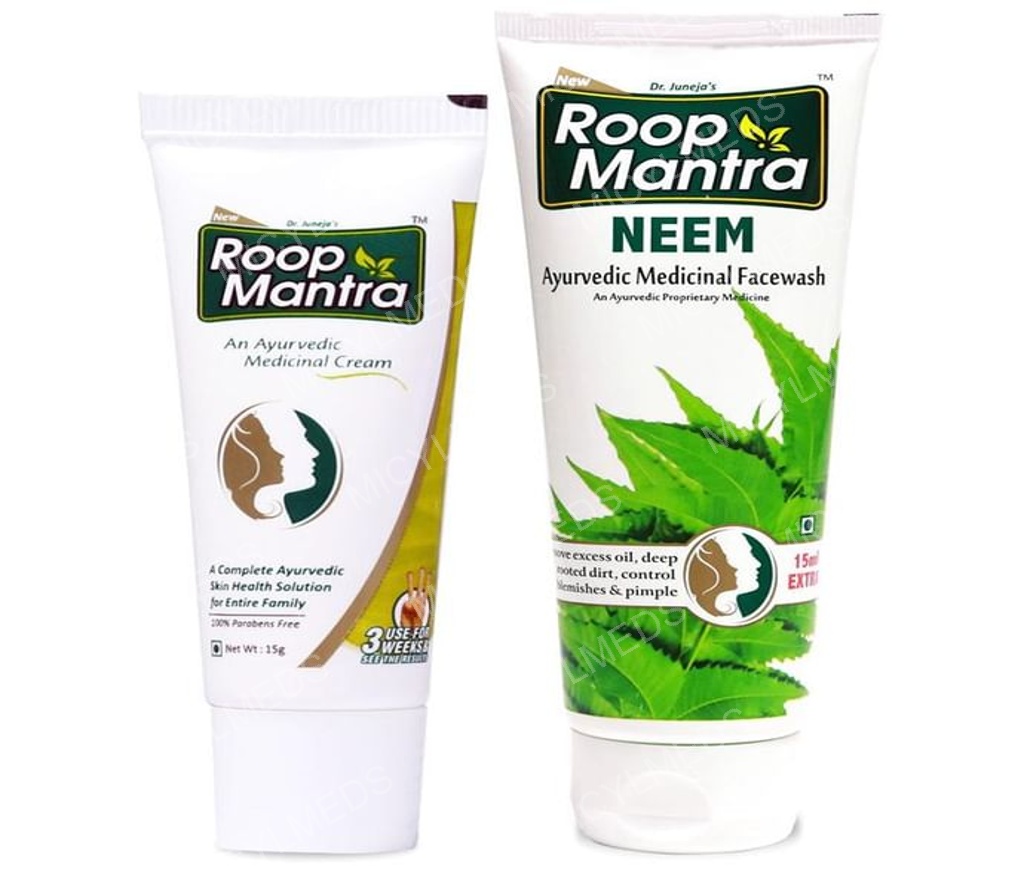 Roop Mantra  Combo Pack of Face Cream 15gm & Neem Face Wash 115ml